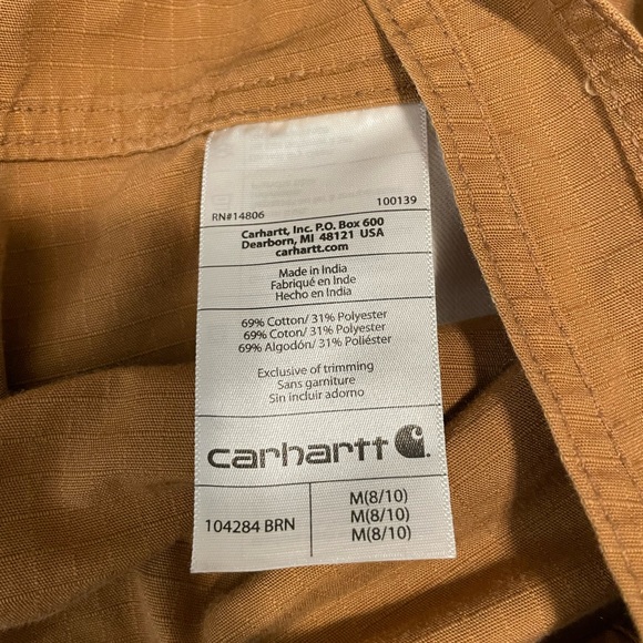 Carhartt Force Ripstop Cargo Shortalls Overalls - Picture 8 of 9